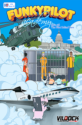 FunkyPilot Academy Issue 6, a comic book series about flight training and aviation.